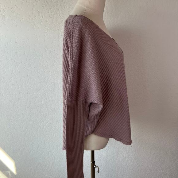 Urban Outfitters Out From Under Oversized Button Up Cardigan size Medium Purple - Picture 8 of 9
